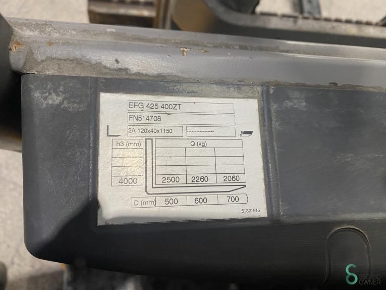 Forklifts Electric Jungheinrich EFG 425k 2016