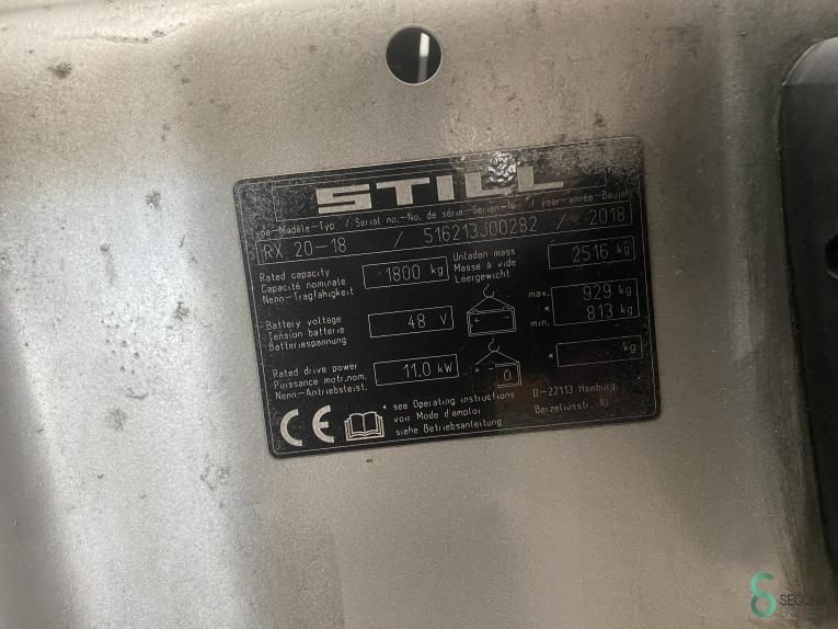 Gabelstapler Elektrisch Still RX20-18 2018