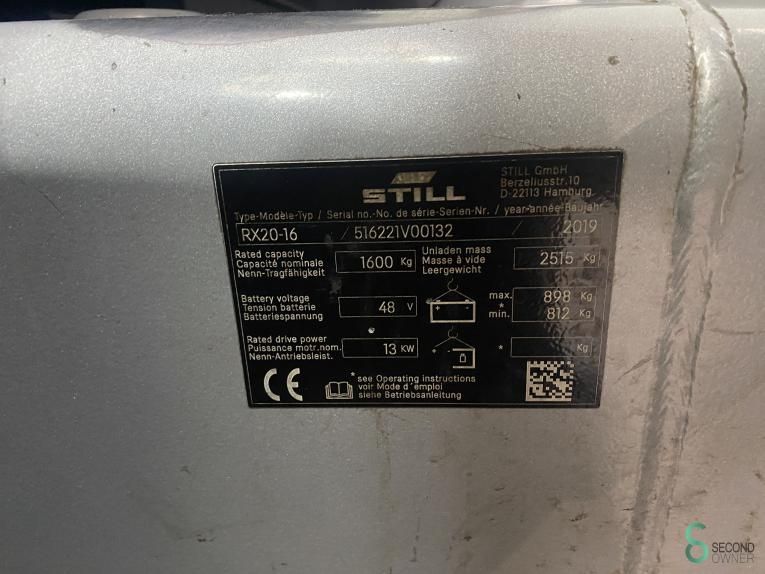 Heftrucks Elektrisch Still RX20-16 2019