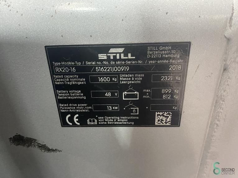 Forklifts Electric Still RX20-16 2018