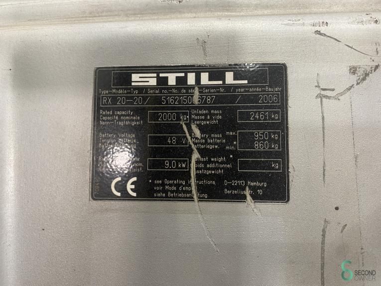 Forklifts Electric Still RX20-20 2006