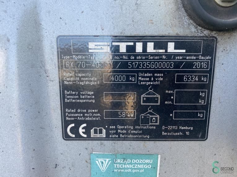 Gabelstapler LPG Still RX 70-40 T 2016