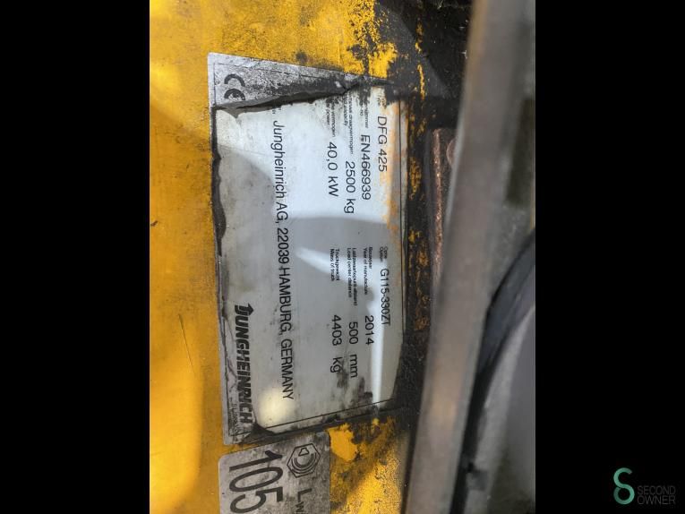 Forklifts Diesel Jungheinrich DFG 425 2014