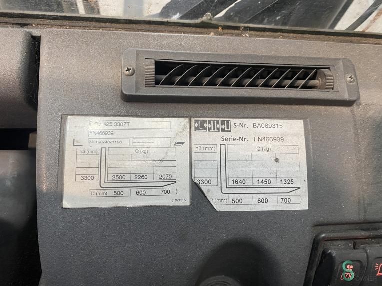 Forklifts Diesel Jungheinrich DFG 425 2014