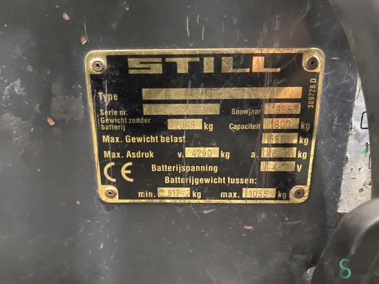 Gabelstapler Elektrisch Still R20-16 1998