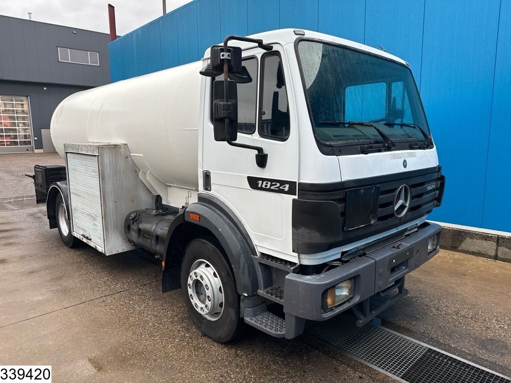 Mercedes 1824 13018 litres, LPG GPL, Gas tank, Leaf suspension