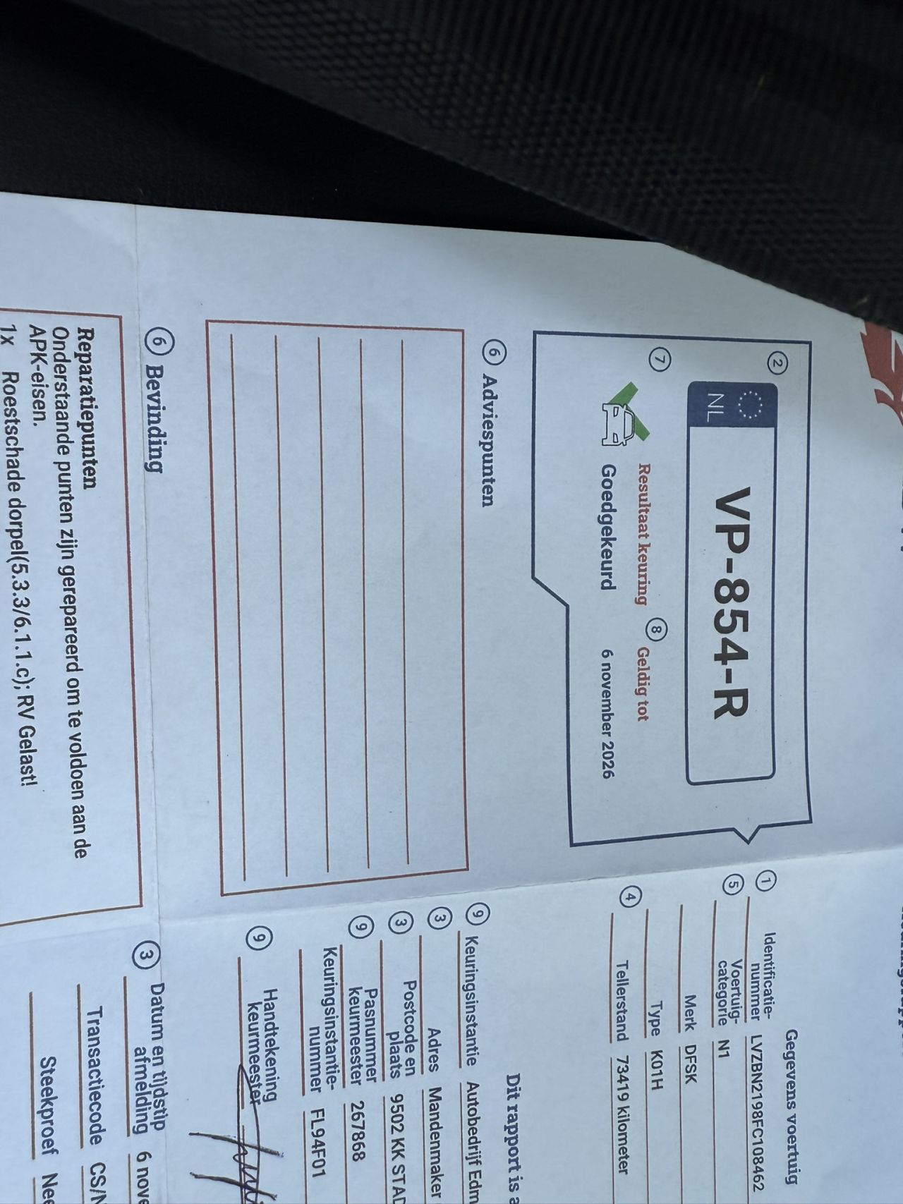 DFSK pick up apk nap