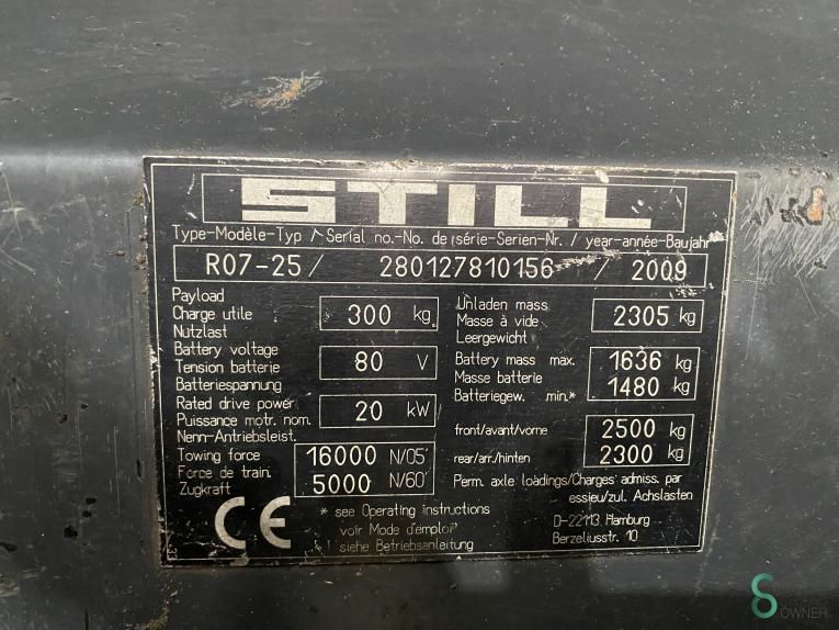 Traktoren Elektrisch Still R07-25 2009