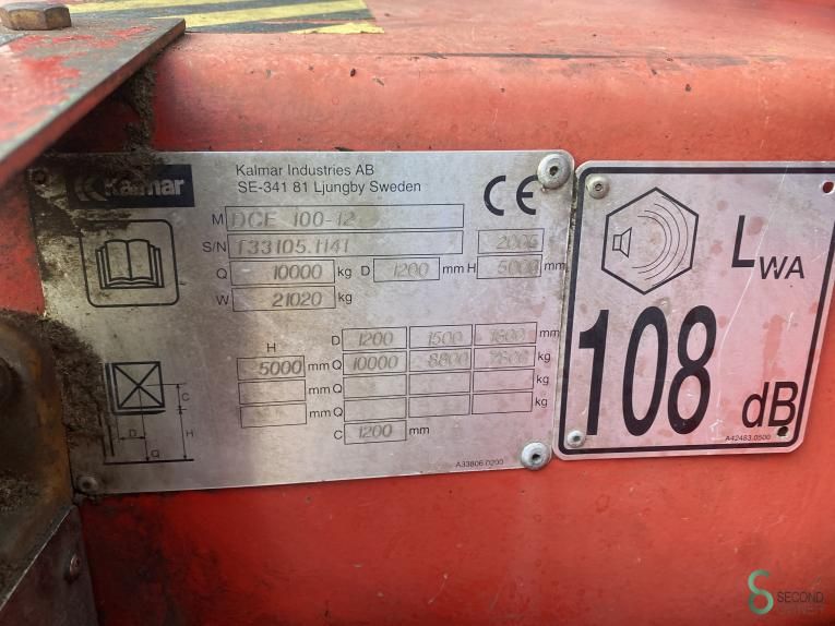 Gabelstapler Diesel Kalmar DCE100-12 2005