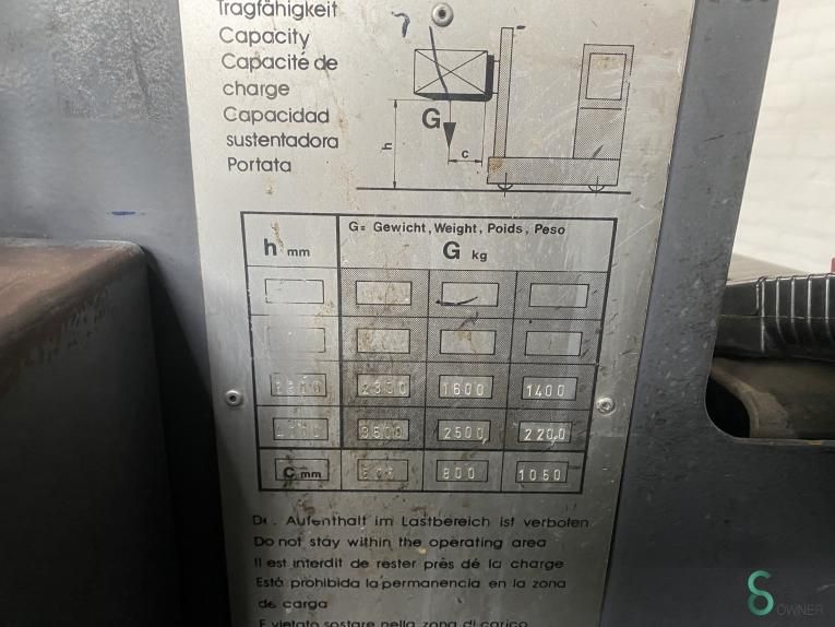 Side loaders Electric Hubtex 1994