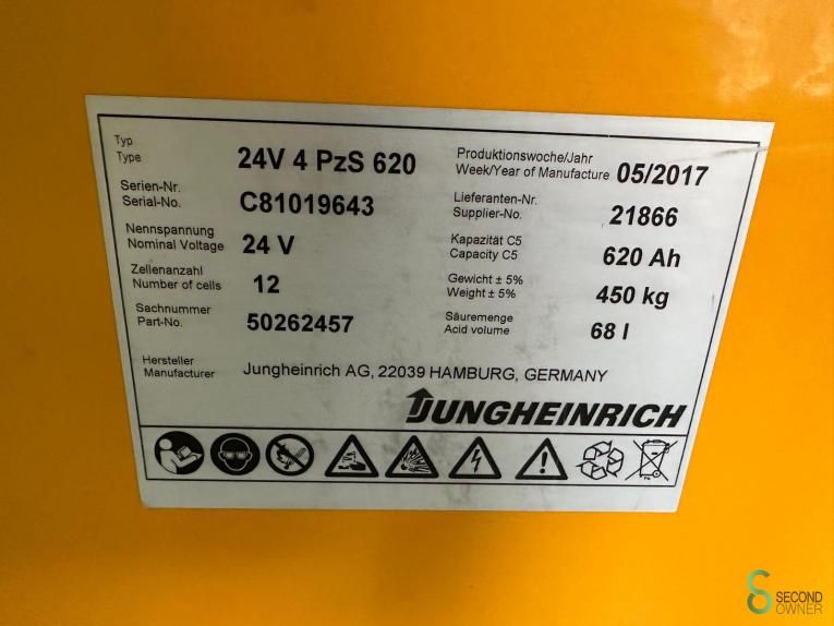 Stackers Electric Jungheinrich ECG214 2017