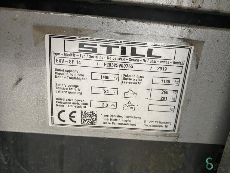 Stackers Electric Still EXV-SF14 2019