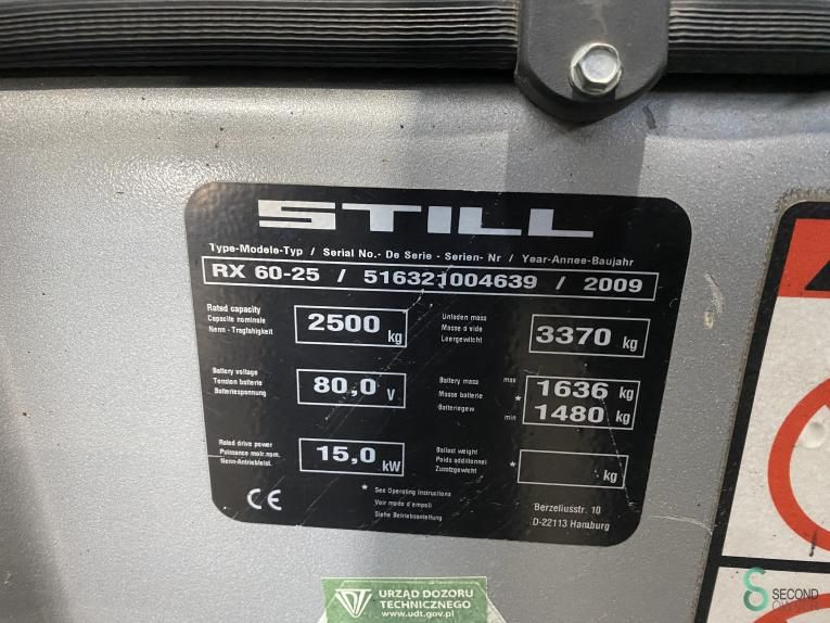 Heftrucks Elektrisch Still RX60-25 2009