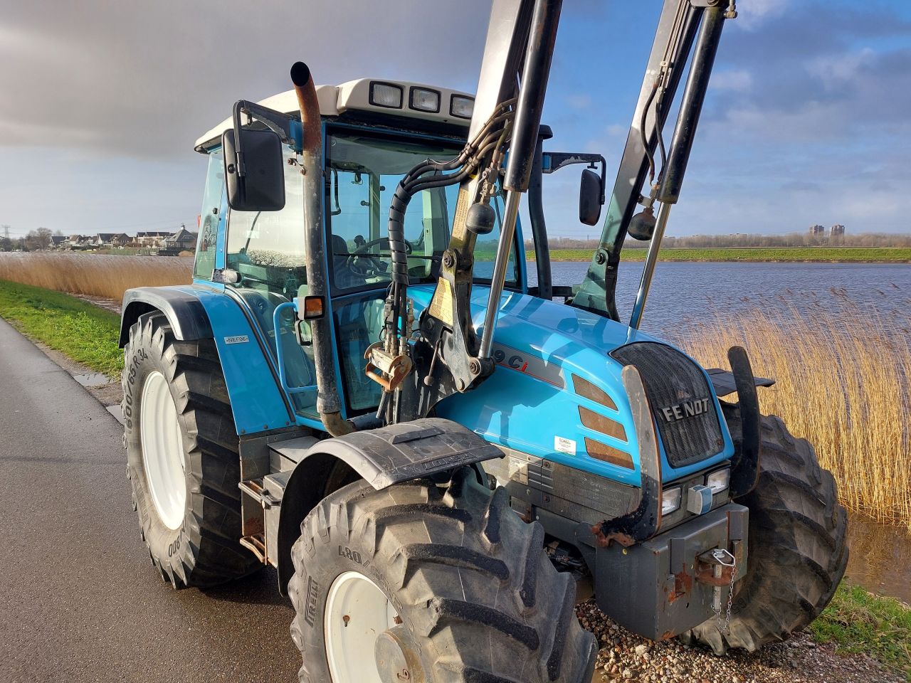 Fendt 309 CI met voorlader 7386 uur