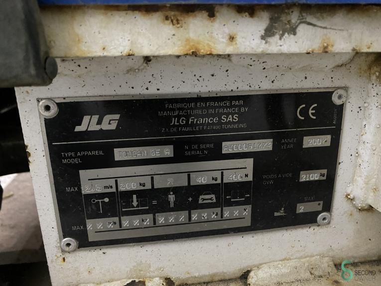 Vertical mast lift JLG Toucan 8E A 2007