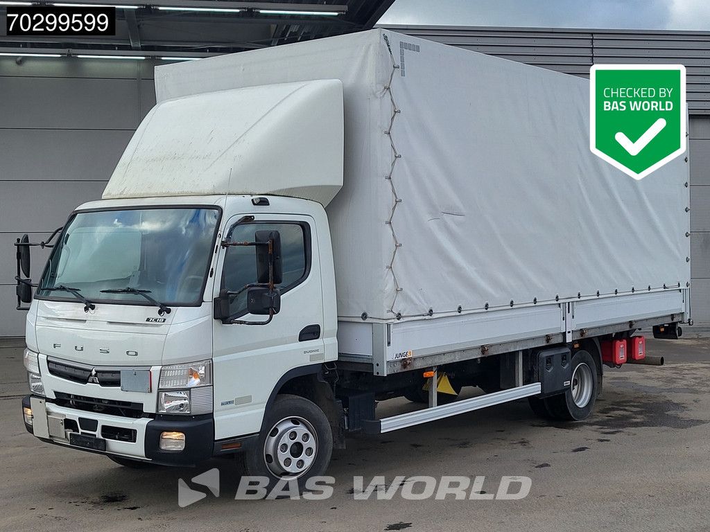 Mitsubishi Fuso 7C18 4X2 7.5tonner Curtainsider Ladebordwand Automatic Euro 6