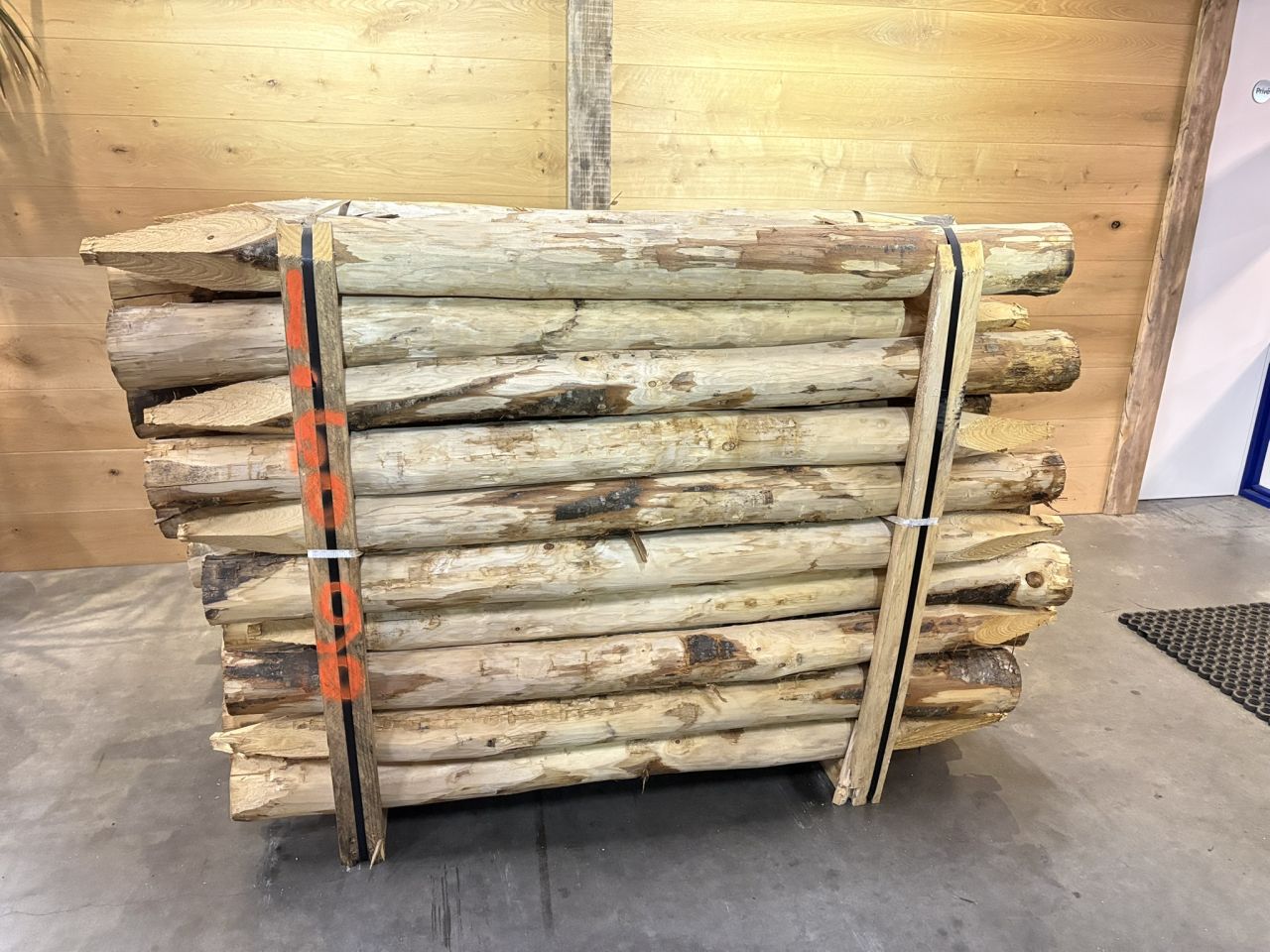 Kastanje kop 8/10 200 CM volle bundel 120 stuks