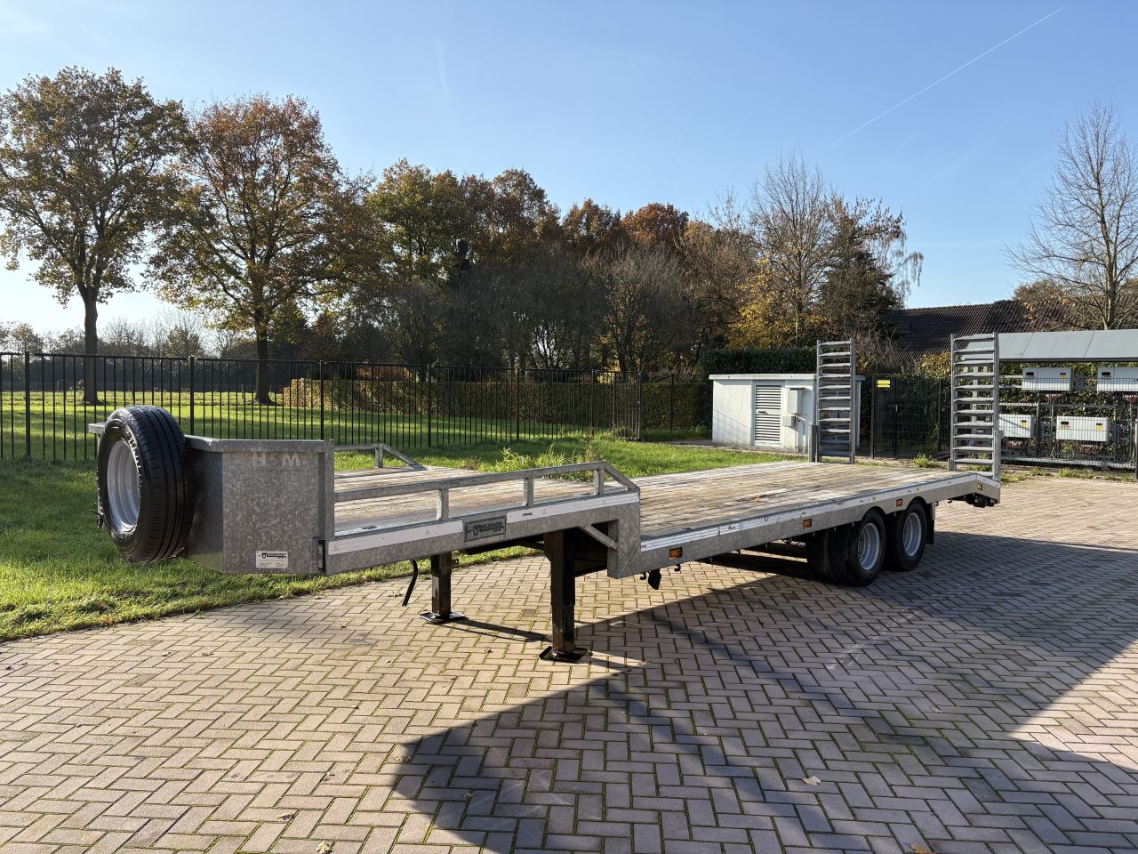 Be oplegger semi dieplader Veldhuizen 9.7 TON (2021