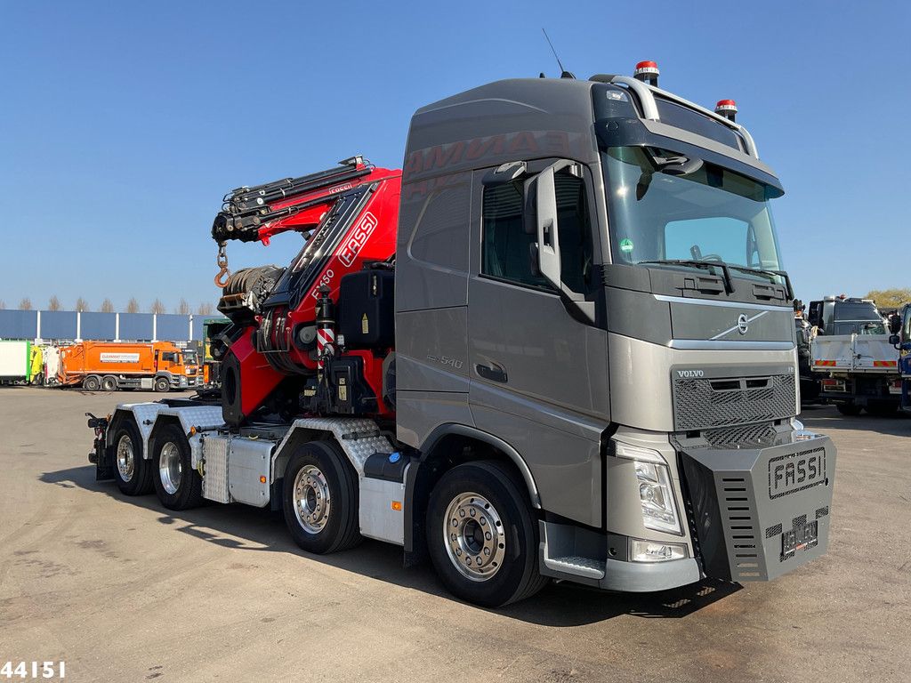 Volvo FH 540 Fassi 165 Tonmeter laadkraan + Fly-Jib Just 104.869 km!