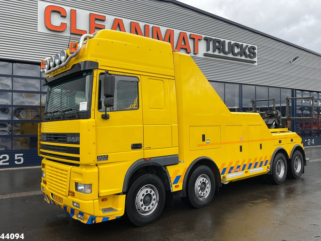 DAF FAD XF 430 8x4 Manual Steel JIGE Recovery truck