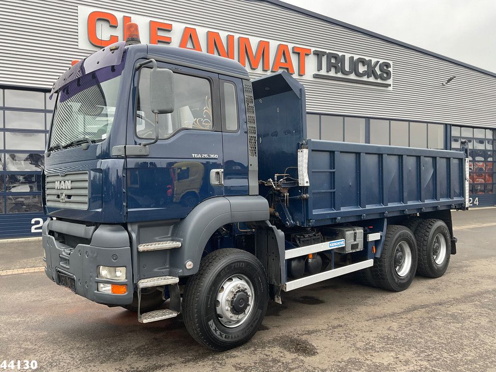 Man TGA 33.363 6x6 Kipper 12m³ Manual Full steel