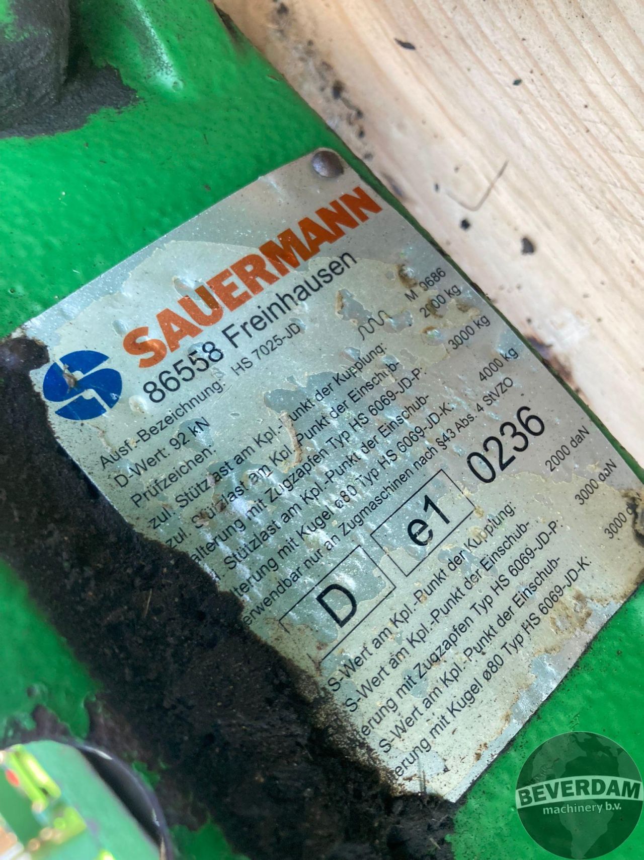 John Deere 7930 trekhaak