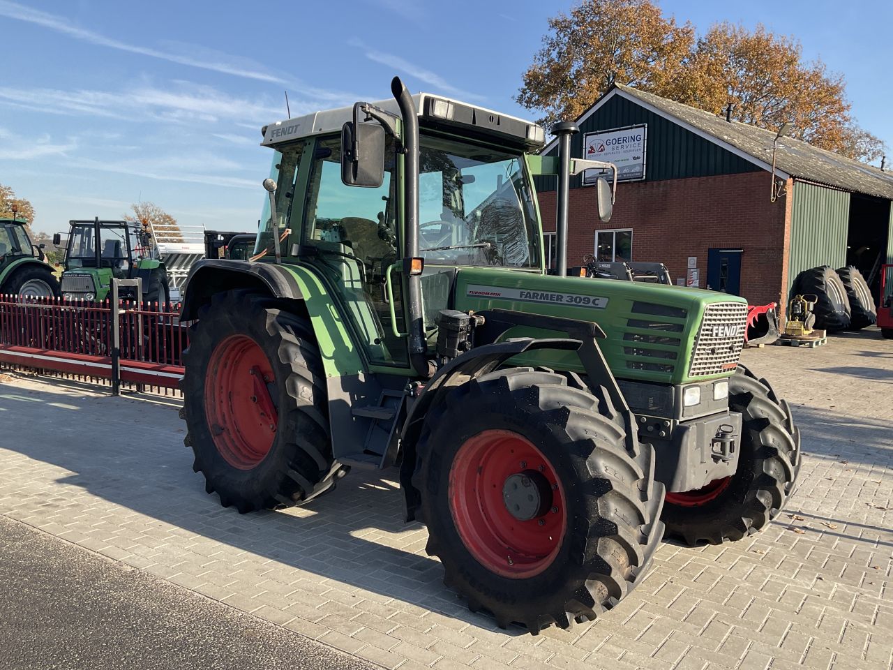 Fendt 309c turbomatik met mailleux mx 100 frontlader