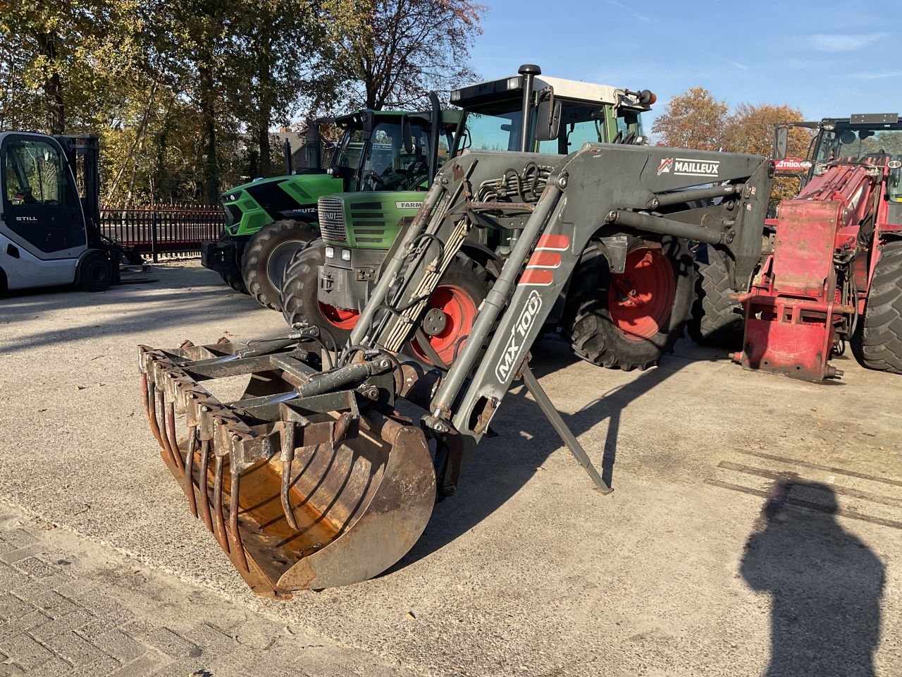Fendt 309c turbomatik met mailleux mx 100 frontlader