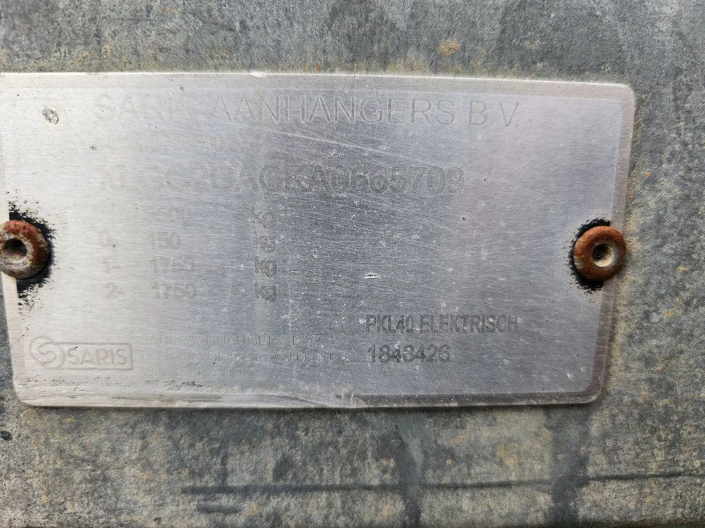 Saris 3 zijdige kipper kieper elektrisch