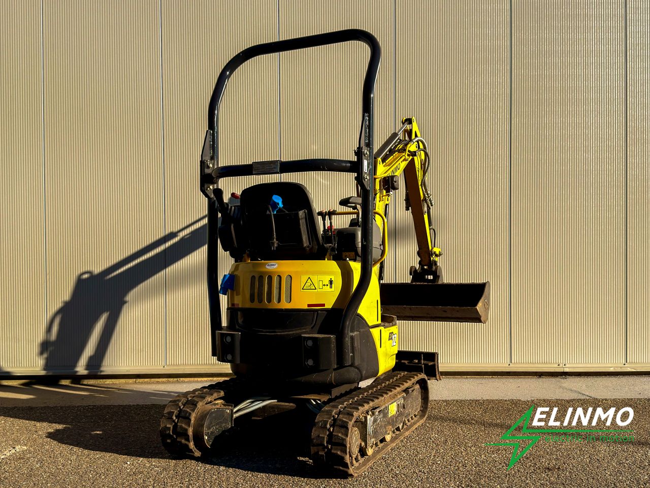 Elinmo ED12 | Elektrische minigraver, wisselbare accutechniek