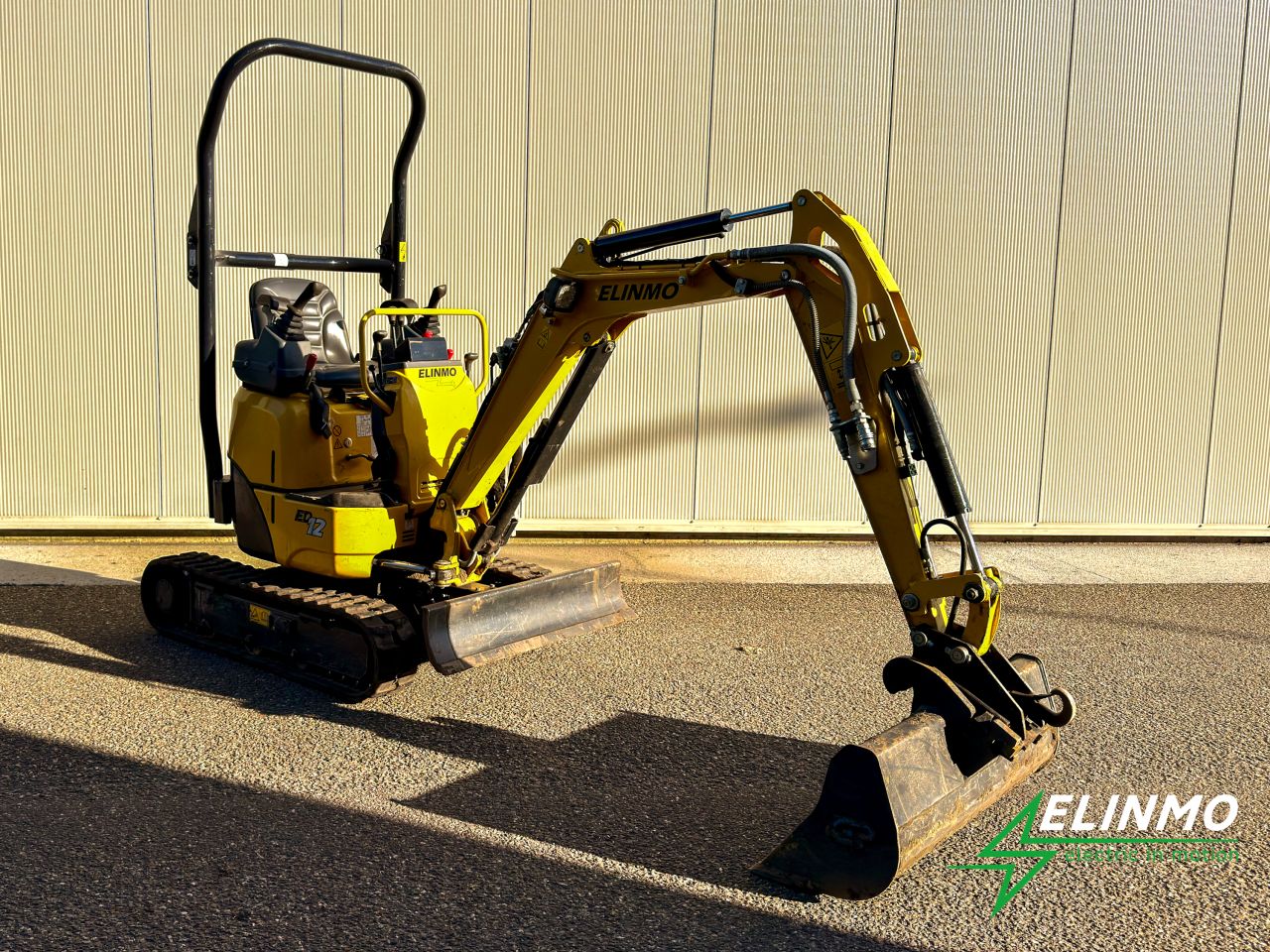 Elinmo ED12 | Elektrische minigraver, wisselbare accutechniek