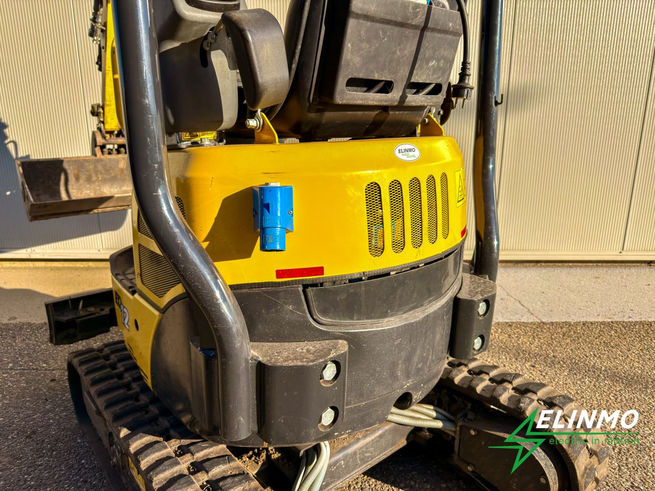 Elinmo ED12 | Elektrische minigraver, wisselbare accutechniek