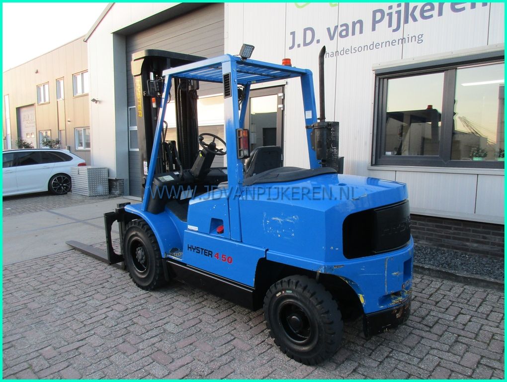 Hyster H4.50XM 5000kg diesel triplex5.3m+shift+4xhydr+4705hours
