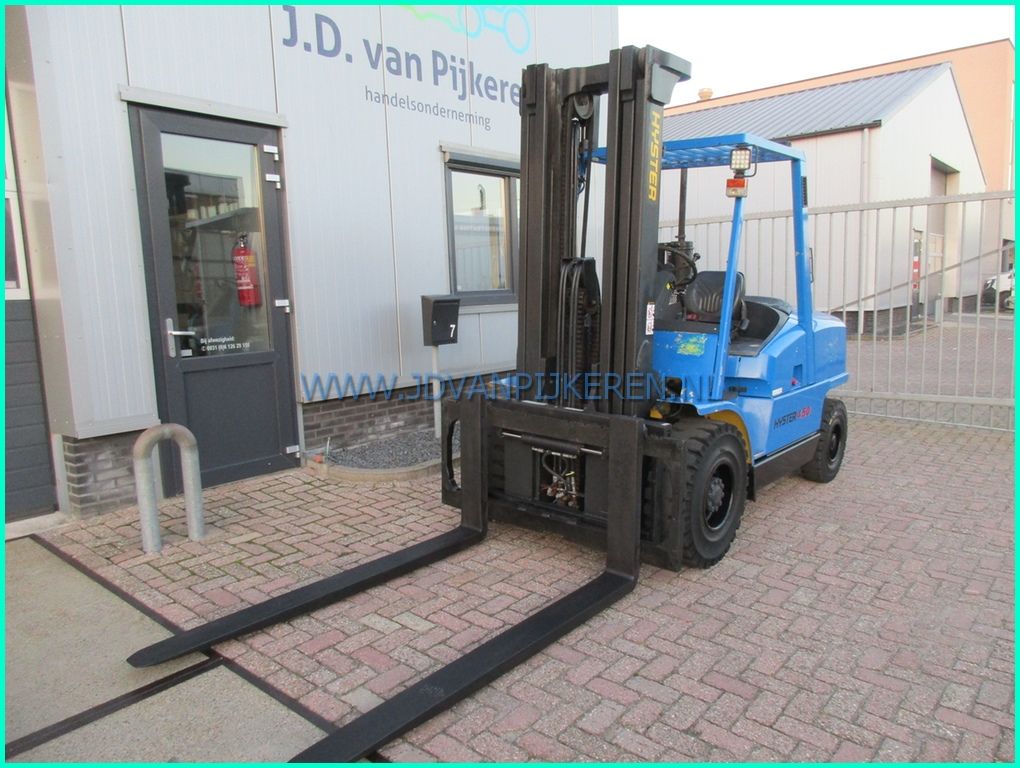 Hyster H4.50XM 5000kg diesel triplex5.3m+shift+4xhydr+4705hours