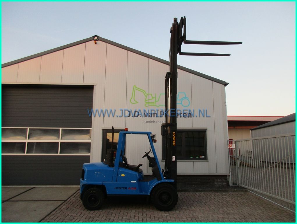 Hyster H4.50XM 5000kg diesel triplex5.3m+shift+4xhydr+4705hours