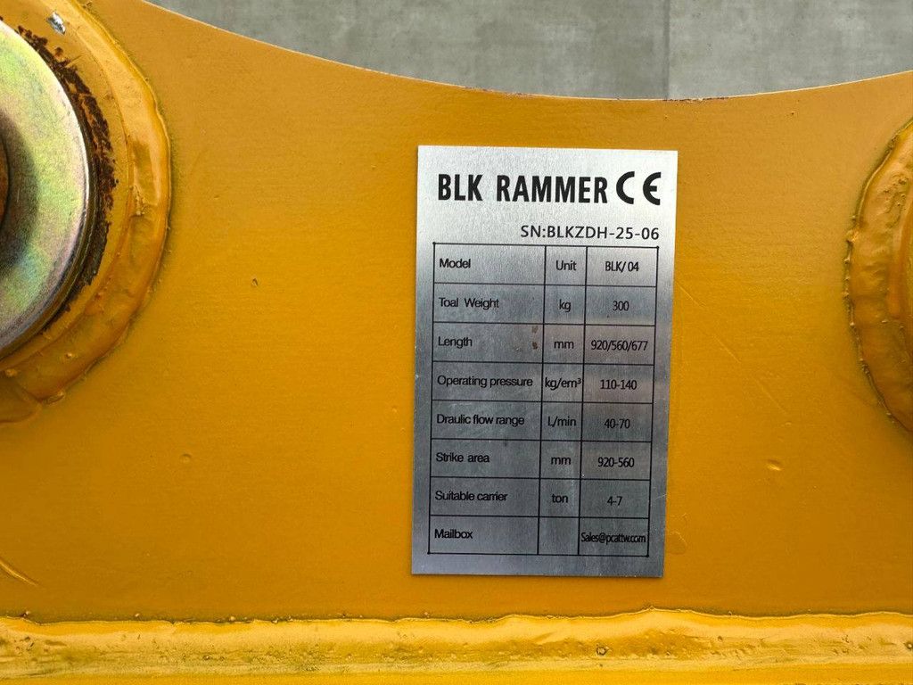 Vibrating plate BLK BLK/04 2025 New