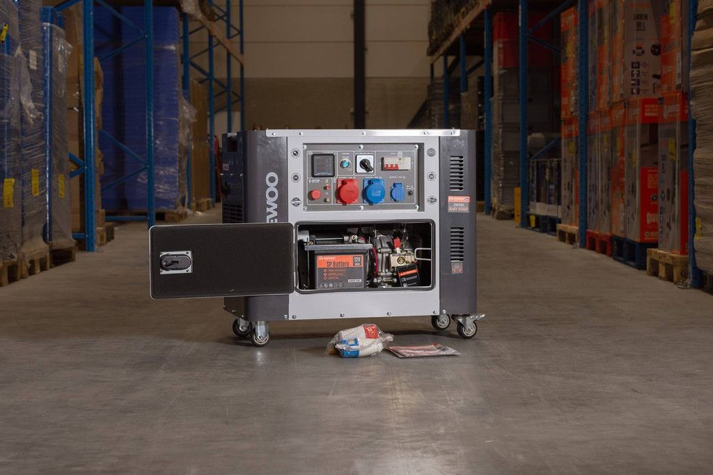 Generator Daewoo DDAE10500DSE-3G Diesel 8.1kVA Nieuw 4stuks