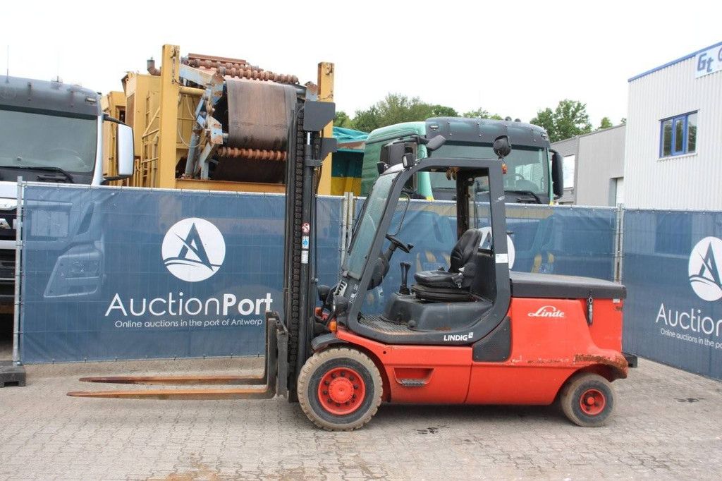 Forklift Linde E48P Electric 4800kg 5.45m 2006
