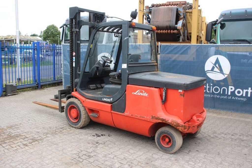 Forklift Linde E48P Electric 4800kg 5.45m 2006