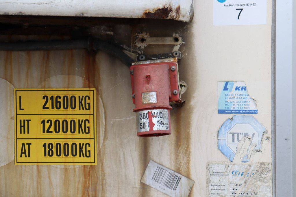 Reefer Trailer Krone SLX 200 2008