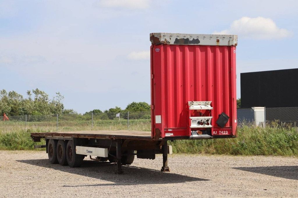 Flatbed trailer Krone SD 2013