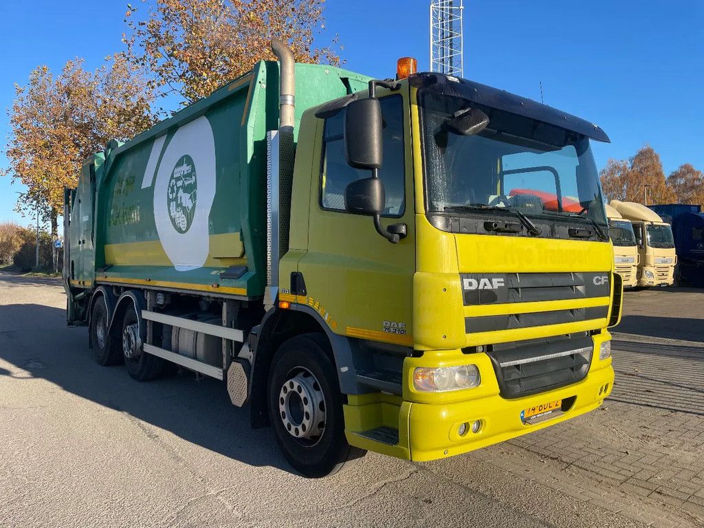DAF CF 75.310 6x2 Vuilniswagen Geesink Norba GPM 3 Top staat ! (22 Cubiek)