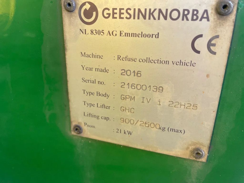 DAF CF 330 6x2 Vuilniswagen Geesink Norba GPM 4 Topstaat !! APK : 07/2026 !