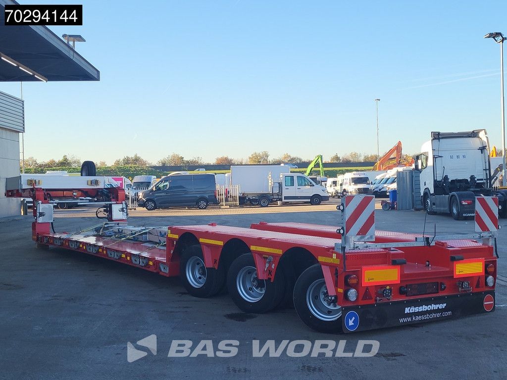 Kässbohrer LB3E 3 axles Extenable 540cm Gooseneck 3xSteeringaxle