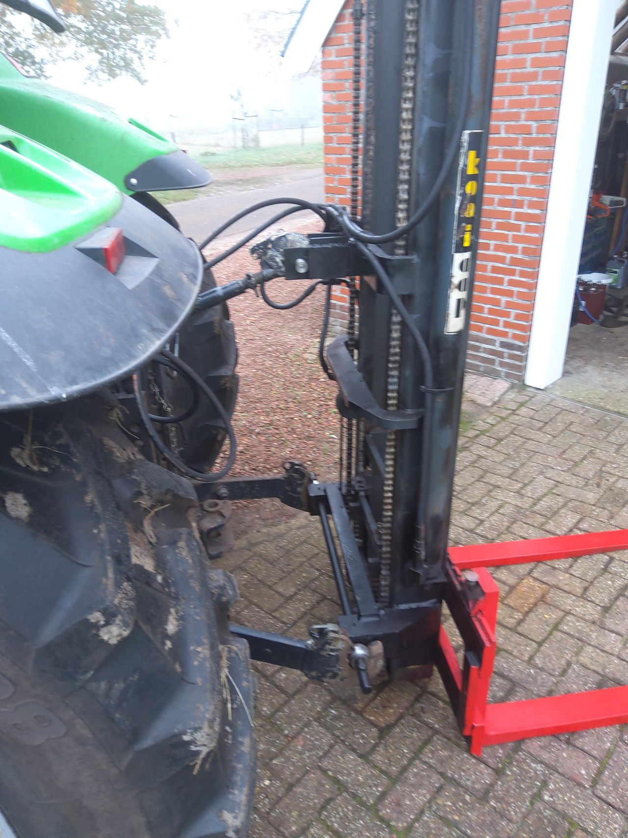 Hefmast Frontmast gereviseerde doorkijkmast