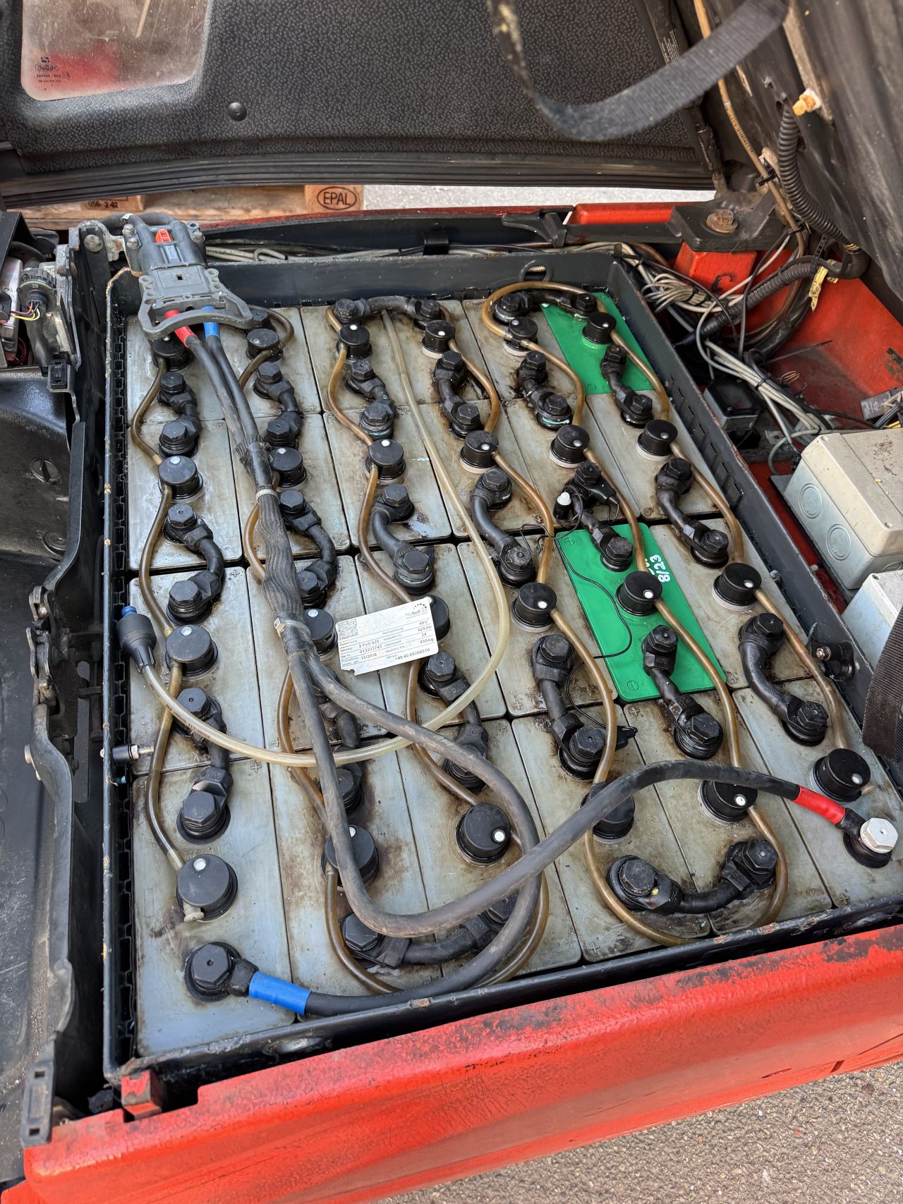 Linde E16 (2011) vorkenversteller 414cm freeliftmast