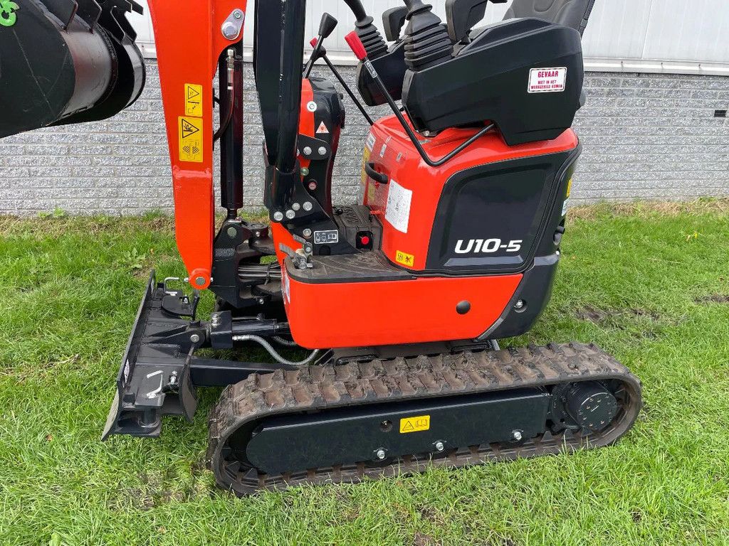 Kubota minigraafmachine U10-5 minigraver NIEUW! Met CW05