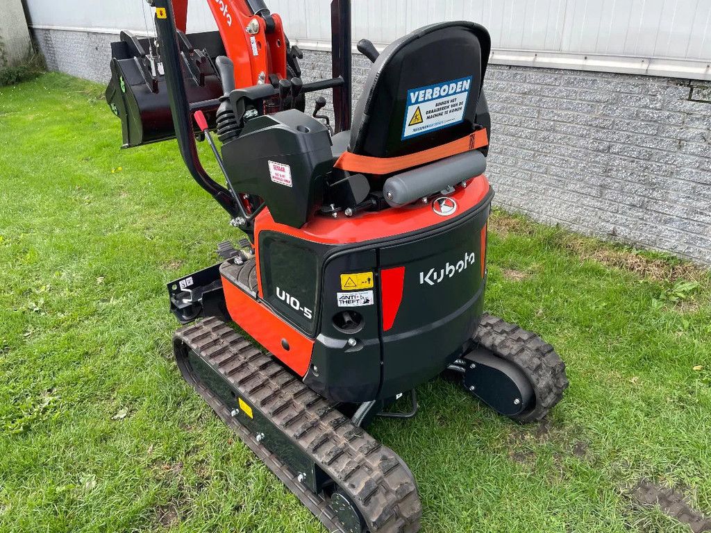 Kubota minigraafmachine U10-5 minigraver NIEUW! Met CW05