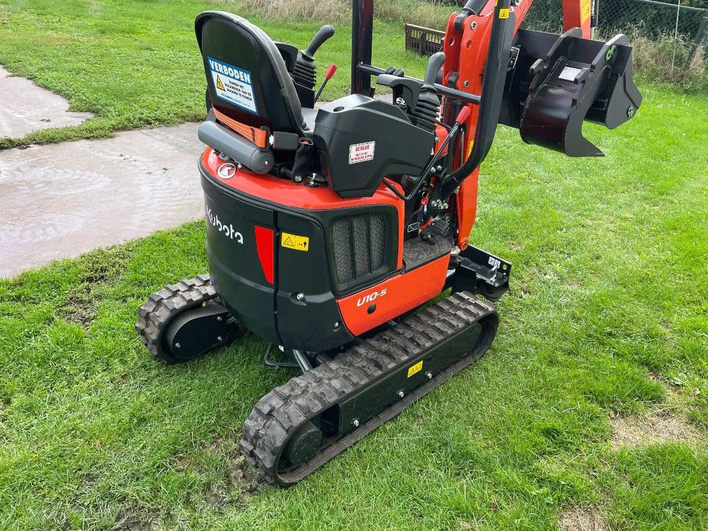 Kubota minigraafmachine U10-5 minigraver NIEUW! Met CW05