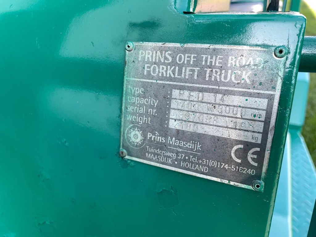 Prins Terriër ruwterrein heftruck automaat